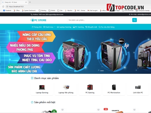 website bán laptop,code web,bán hàng,code website bán PC